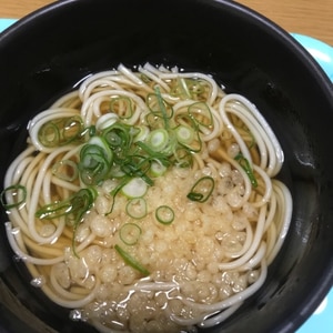 シンプル♪我が家の“たぬきうどん”